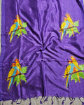 Mangalagiri handloom Kanthara hand paint saree